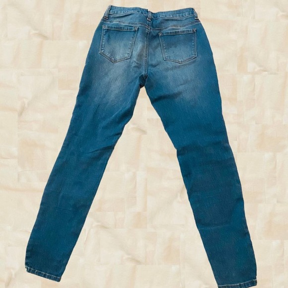 SO Faux Pocket Front High Rise Jegging Mid Wash 7 - Picture 4 of 5